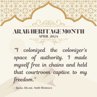 As we close out Arab Heritage Month, let’s be reminded to embrace the richness of Arab culture and history this month and always. From the ancient wonders of poetry, art, and architecture to the contemporary contributions in science, literature, and beyond, Arab heritage continues to inspire and enrich our global community. 

Let’s celebrate resilience, diversity, and unity during Arab Heritage Month and beyond! 🌍🌟 

Enjoy this quote from  Hala Alyan Palestinian-American writer and poet!

#soka #sokadei #sokauniversityofamerica #dei #diversity #equity #inclusion #belonging #justice #halaalyan #quoteofthemonth #wordsofwisdom #arabheritagemonth