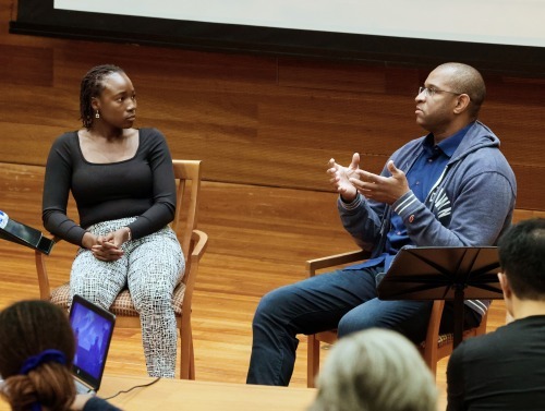 Dr. Vernard S. Fennell, MD MSc speaks to students during the HPA speaker series