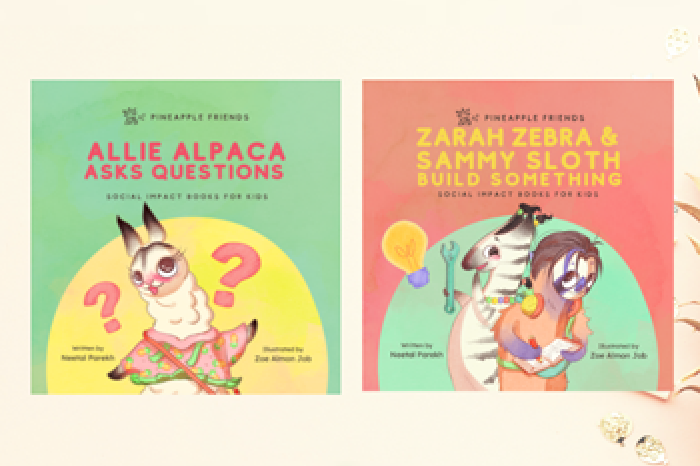 Two children's book covers