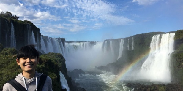 Khai Phyn Teo near waterfall in Iguaçu National Park, Brazil.