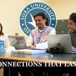 Soka Grad School is for those who want lifelong connections. 💙

With a close-knit class with an average student/faculty ratio of 7:1, the grad students quickly become a family. From collaborating on papers and research to teaming up on sports, these connections are built to last! 🤝

You too can join the Soka Graduate School family. Learn how you may apply to our program through the link in our bio!

Photo taken by Tiger Hobday! 📸

#gradschool #highered #sokagrad #sokaedu #education #madeinsua #educationalleadership #societalchange #researchers #masters